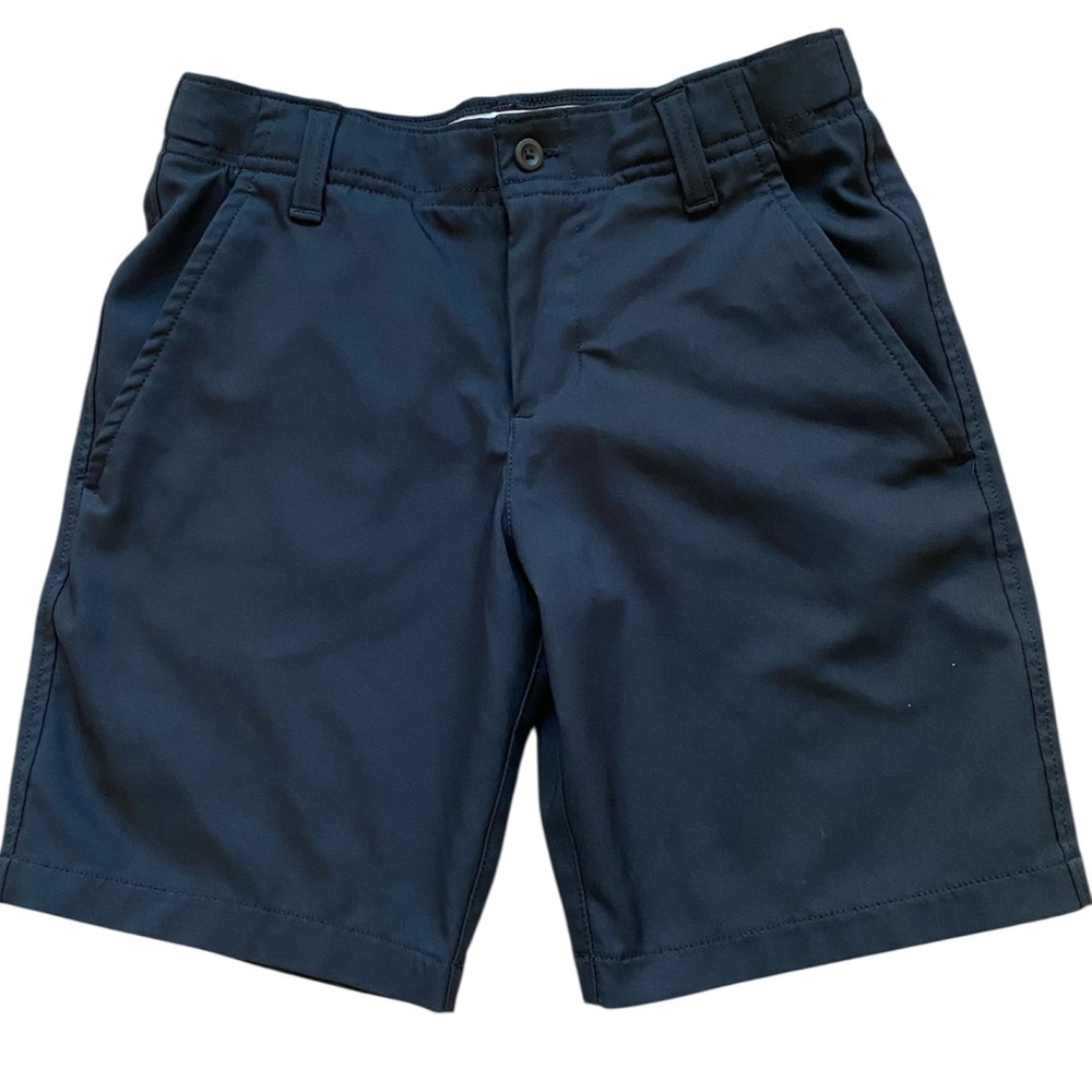 Boy’s Under Armour Black Flat Front Shorts